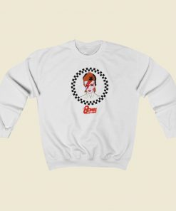 David Bowie Aladdin Sane Checkered Sweatshirts Style