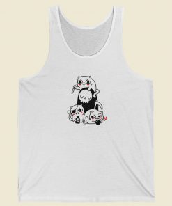 Death Is Cat Person Parody Tank Top