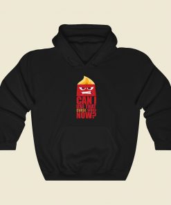 Disney Inside Out Anger Hoodie Style