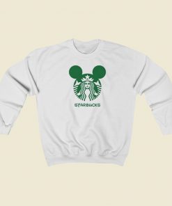 Disney Starbucks Mickey Parody Sweatshirts Style