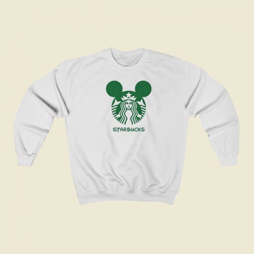 Disney Starbucks Mickey Parody Sweatshirts Style