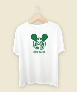 Disney Starbucks Mickey Parody T Shirt Style