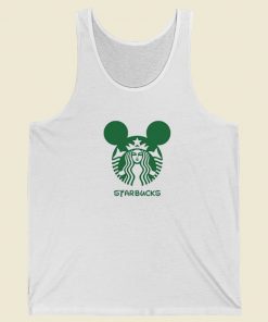 Disney Starbucks Mickey Parody Tank Top