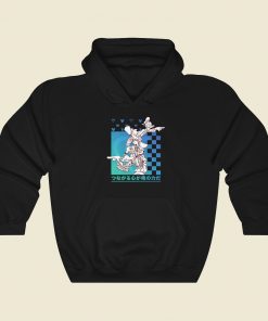 Donald Kanji Checkerboard Pullover Hoodie Style