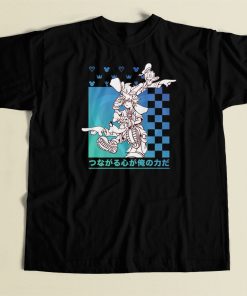 Donald Kanji Checkerboard Pullover T Shirt Style