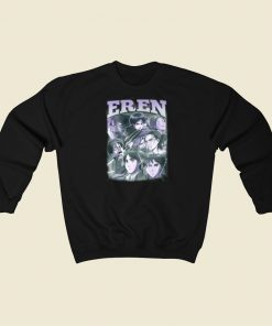 Eren Yeager Anime Sweatshirts Style On Sale