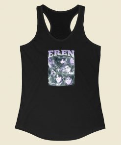 Eren Yeager Anime Racerback Tank Top On Sale