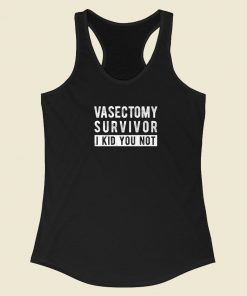Funny Vasectomy Surgery Racerback Tank Top