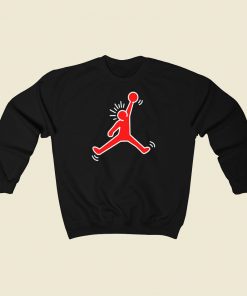Jordan Keith Haring Parody Sweatshirts Style On Sale