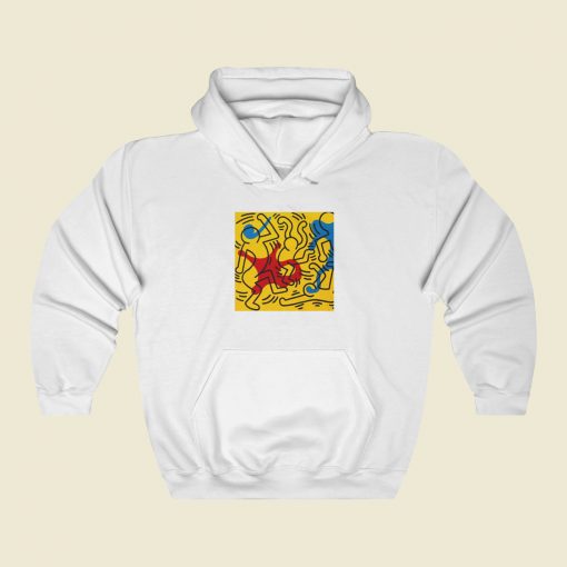 Keith Haring Cushion Classic Hoodie Style On Sale