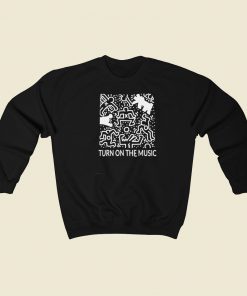 Keith Haring Music Art Sweatshirts Style On Sale