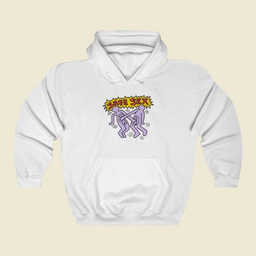 Keith Haring Safe Sex Hoodie Style On Sale