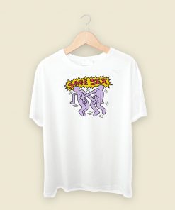 Keith Haring Safe Sex T Shirt Style On Sale