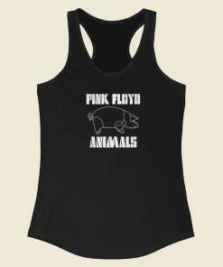 Pink Floyd Pig Animals Parody Racerback Tank Top