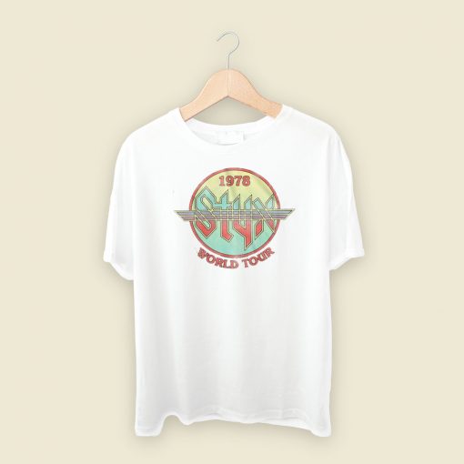 Styx Circle Tour Natural T Shirt Style On Sale