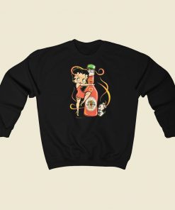 Betty Boop Hottie Sizzlin Sweatshirts Style On Sale