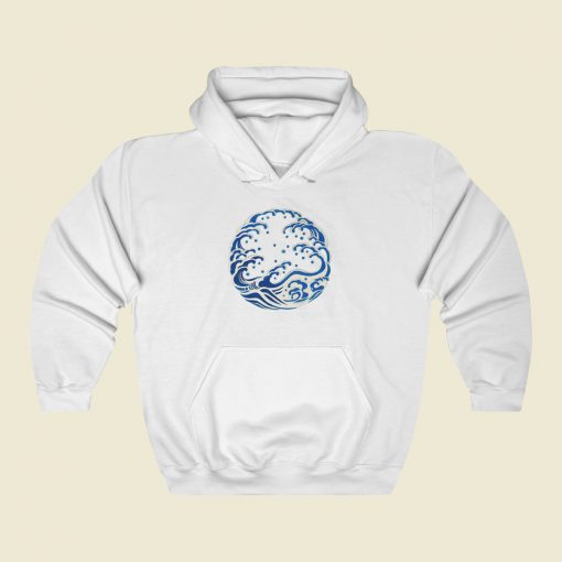 Blue Wave Classic Hoodie Style