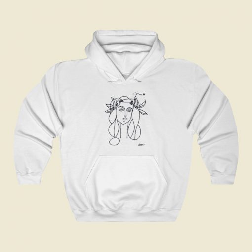 Francoise Gilot Sketch Hoodie Style On Sale