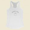 Funny Ghost Him Racerback Tank Top On Sale