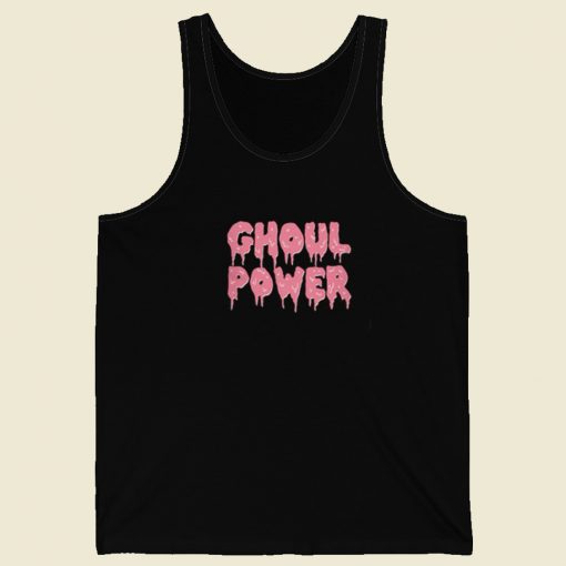 Ghoul Power Pink Tank Top On Sale