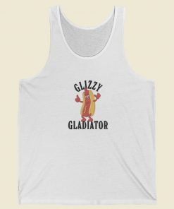 Glizzy Gladiator Funny Tank Top On Sale