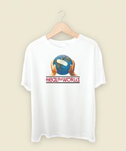 Heal The World T Shirt Style On Sale
