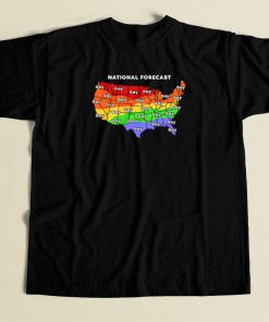 National Forecast Map Gay T Shirt Style