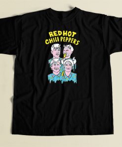 Red Hot Chili Peppers Illustrated T Shirt Style On Sale