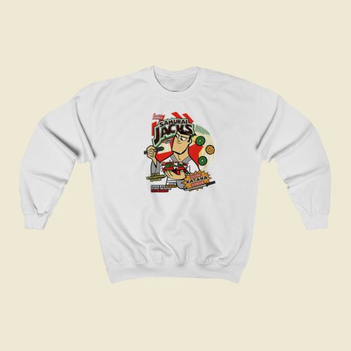 Samurai Jack Cereal Box Sweatshirts Style On Sale