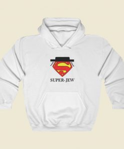 Superman Super Jew Funny Hoodie Style