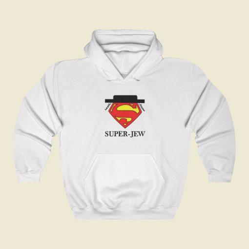 Superman Super Jew Funny Hoodie Style