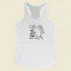 Eat Cheese And Sin Funny Racerback Tank Top