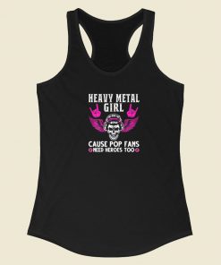Heavy Metal Girl Racerback Tank Top On Sale