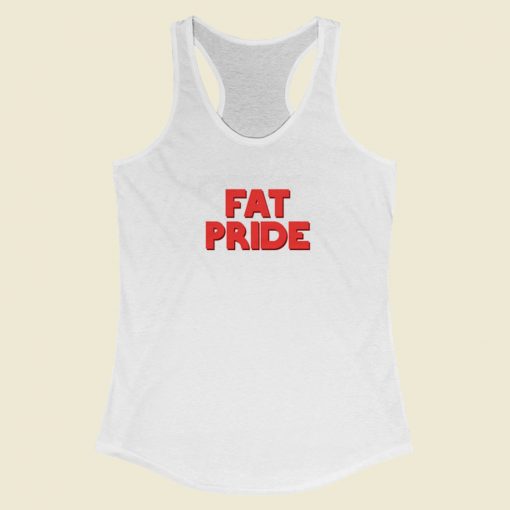 Homer Simpson Fat Pride Racerback Tank Top