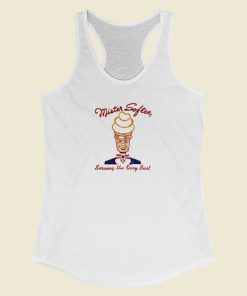 Mister Softee Serving The Very Best Racerback Tank Top
