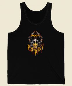 Poppy And Triple H Gold Skull Nxt Tank Top On Sale
