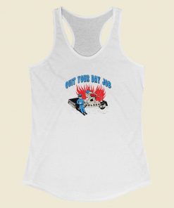 Quit Your Day Job Police Racerback Tank Top On Sale