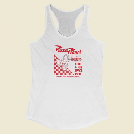 Toy Story Pizza Planet Racerback Tank Top
