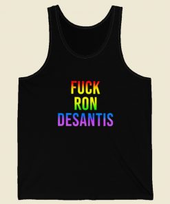 Fuck Ron Desantis Tank Top On Sale