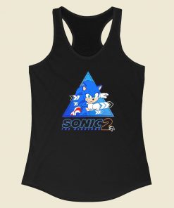 Sonic 2 Sonic Running Racerback Tank Top