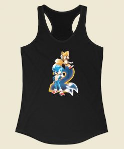 Sonic The Hedgehog 2 Tails Racerback Tank Top