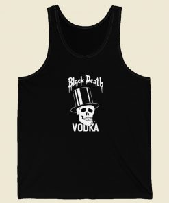 Black Death Vodka Drink In Peace Tank Top