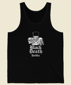 Black Death Vodka Skull Tank Top