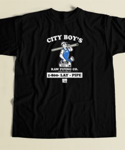City Boys Raw Piping T Shirt Style