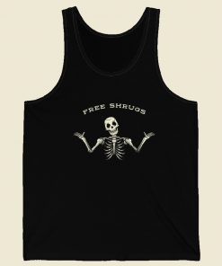 Free Shrugs Skeleton Tank Top