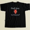 God Busy Can I Help You Devil T Shirt Style