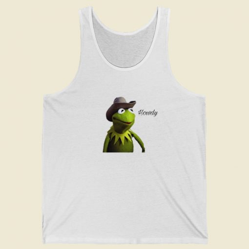 Kermit Howdy Funny Tank Top