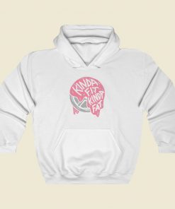 Kinda Fit Kinda Fat Frosted Plates Hoodie Style