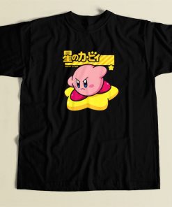Kirby Warpstar Anime T Shirt Style On Sale