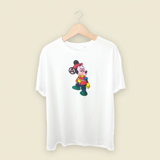 Mickey Mouse Shooting Dope T Shirt Style